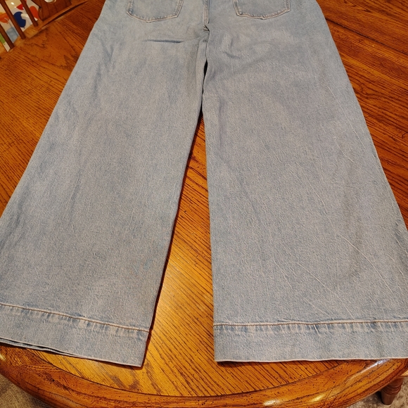 a.n.a Light Blue Flare & Wide Leg Jeans - Picture 4 of 7